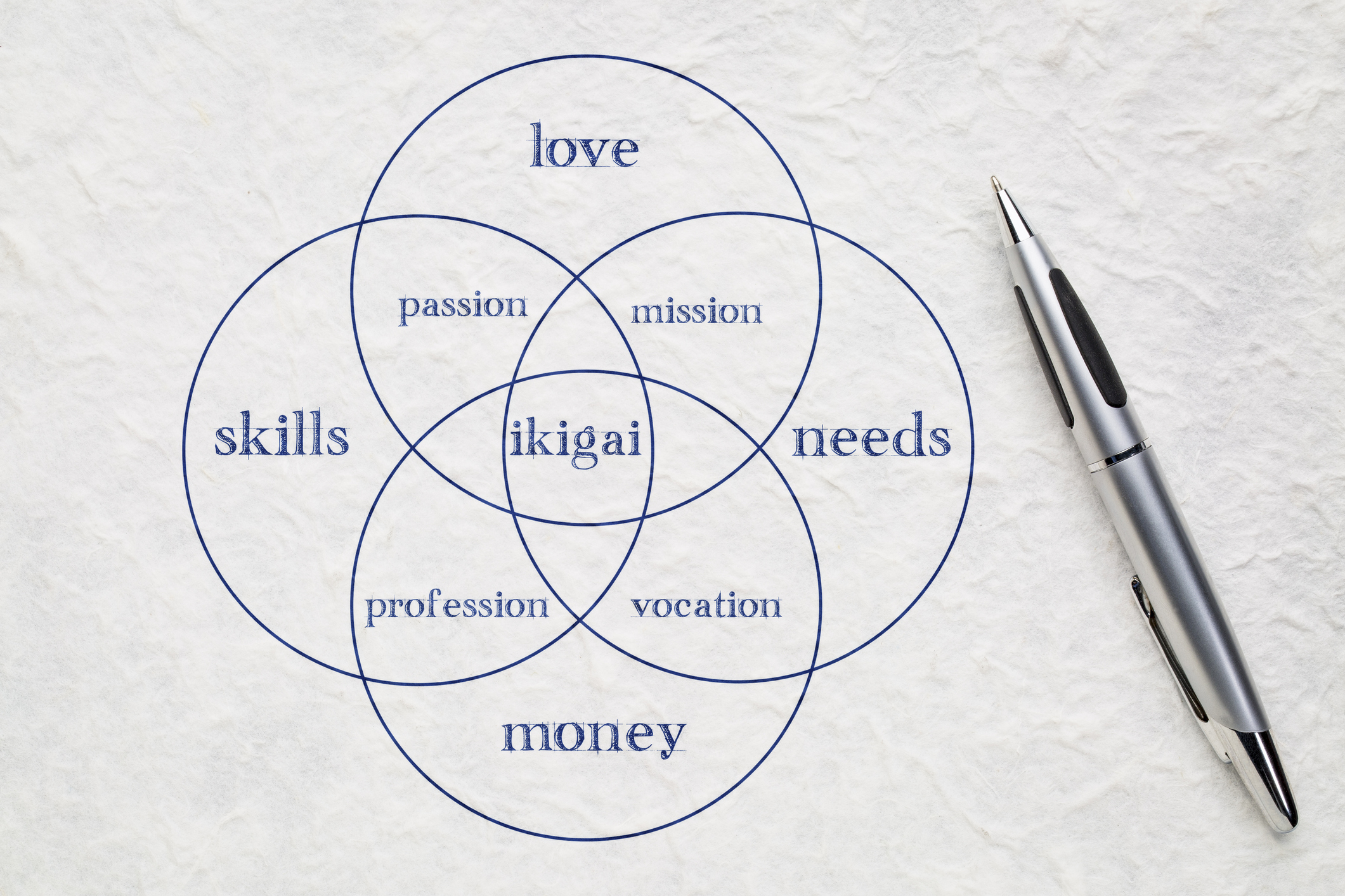 ikigai concept - a reason for being Coach de vie conseils nutritionnels Brumath